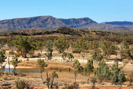 小心美丽的澳大利亚北区西麦克唐纳山脉公园后背场景澳大利亚北部地区美丽中心高清图片素材