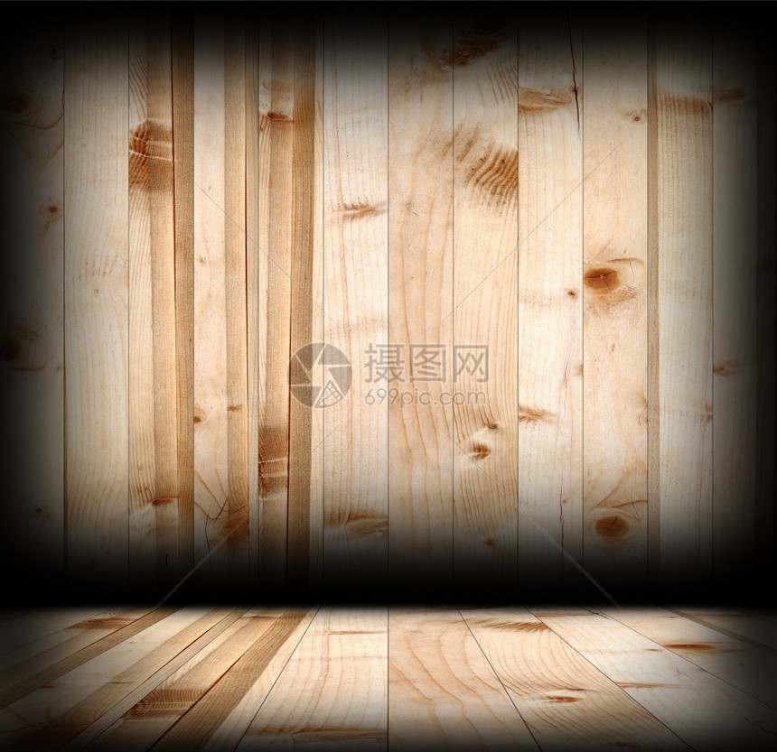 木头房间板室内生背景客房设计供使用图片