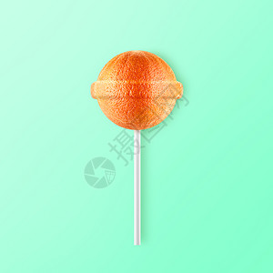 流行音乐Lollipop葡萄园在薄荷背景上被孤立的罗利波葡萄园时髦的夏天图片