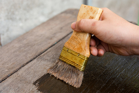 画笔颜色棕的绘制木板与材一起铺在地上图片