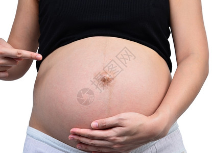 孕妇的腹部图片