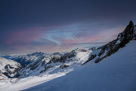 雪山雪景风光图片