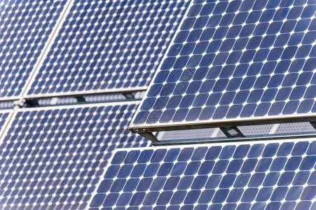 力量太阳能电池板以环保的方式产生能量系统光伏高清图片