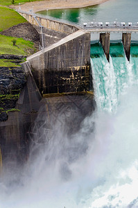 水力发电坝排开关湖车峡谷图片