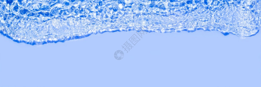 透明蓝色液体背景图片