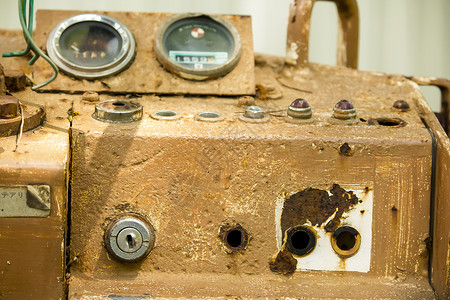 泰国细节机器旧械仪架板背景图片