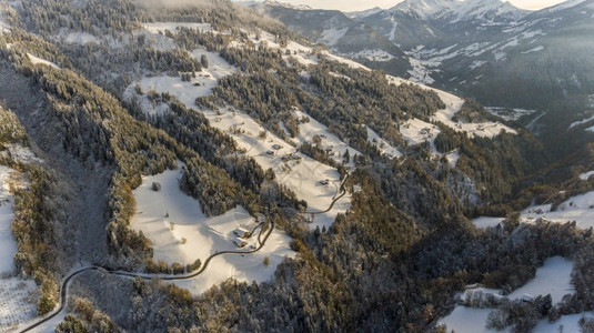 雪山雪景风光图片