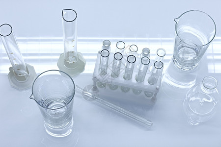 实验室里的玻璃 试管器皿图片