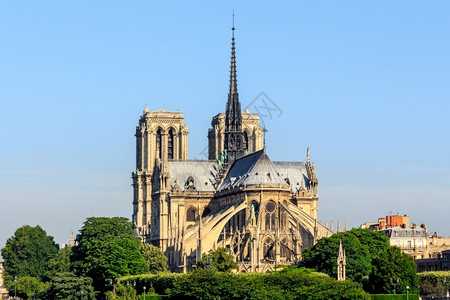 法国巴黎圣母院大公会法国首都户外宗教图片