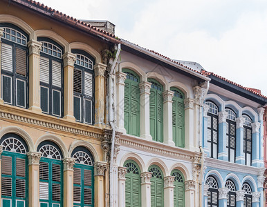 在城古老的喜花店建造欧洲风格的筑首都优质新加坡传统的高清图片素材