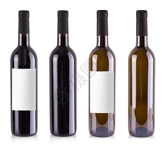 优质的派对身体和白葡萄酒瓶在背景上隔绝图片