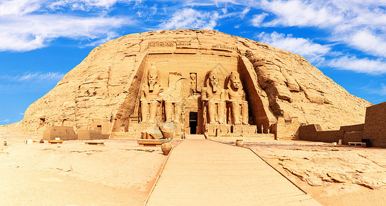 王尼罗河阿布辛贝拉美西斯二世神庙埃及阿斯旺布辛贝拉美西斯二世神庙埃及阿斯旺墓非洲人高清图片素材