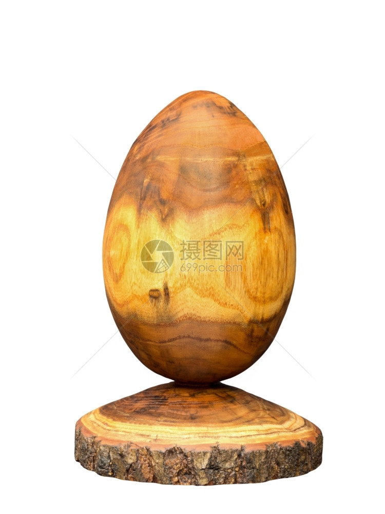 线条木鸡蛋由卡西亚树制成白种皮与隔绝复活节奇特图片