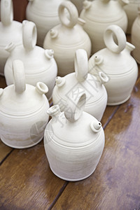 陶器经典的院子Clay锅陶瓷容器泥土手工艺细节西班牙陶瓷图片