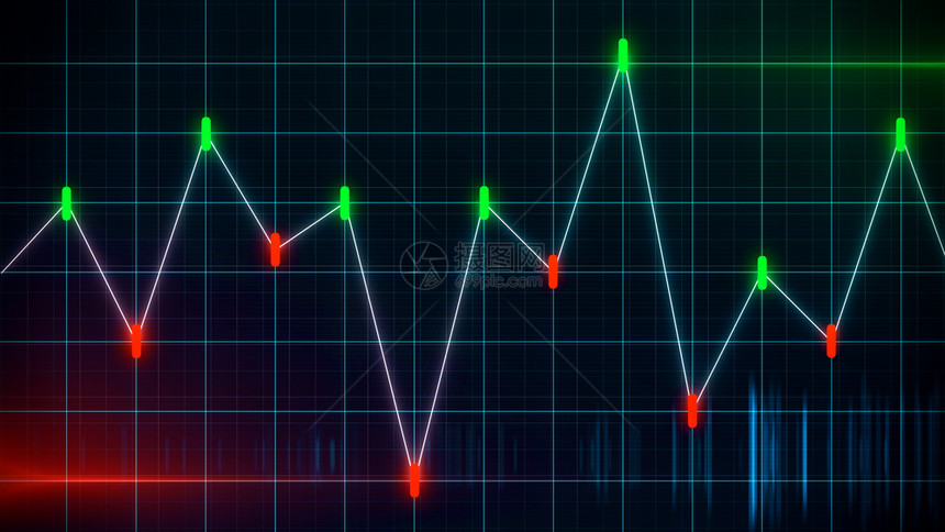 股票市场投资交易损益和的商基图表金融上趋势细线图未来股票交易额表外汇箭贸图片