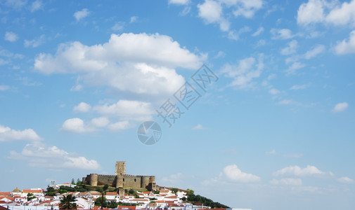 古董葡萄牙Portel村城堡保护防御图片