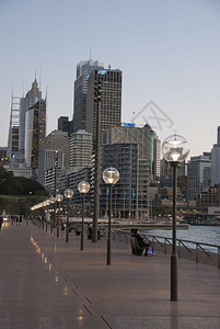 公园交通桥澳大利亚新南威尔士州悉尼夜间港湾背景图片