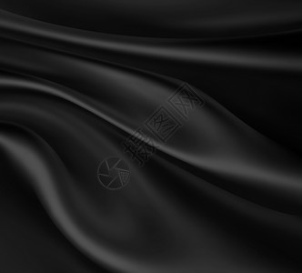 黑色缎面织物编织黑暗的时髦色丝您工程项目的优雅背景背景