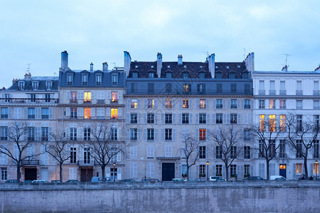 法语国巴黎伊莱圣路易公寓楼的法卡德式公寓楼目的地户外图片