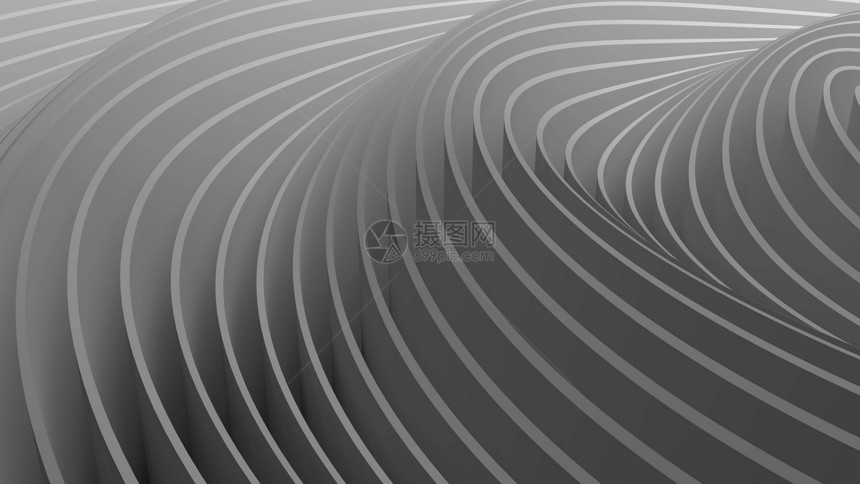 作品简单的形式抽象波3D渲染波动空间中的涟漪具有最大振幅震中的环波动明亮充满活力抽象背景图片