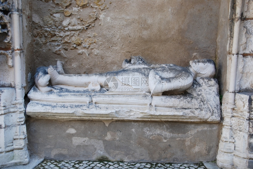 葡萄牙里斯本著名的Carmo教堂的曼纽利陵墓葡萄牙语宗教的旅游图片