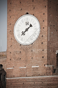 锡耶纳意大利历史建筑的范例意大利历史建筑塔陈年图片