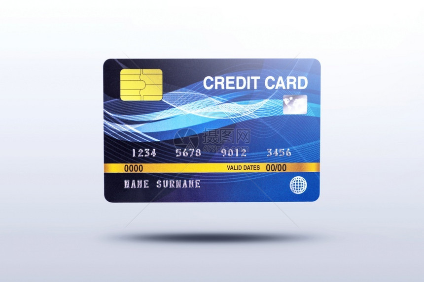 为了数字的以灰色背景与影子隔绝的信用卡向商人付款的信用卡或作为现金垫付的信用卡或灰色的图片