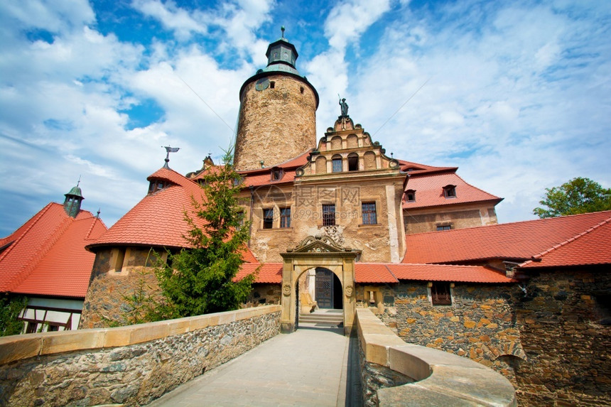 旅行波兰的Czocha城堡大厦目的地图片