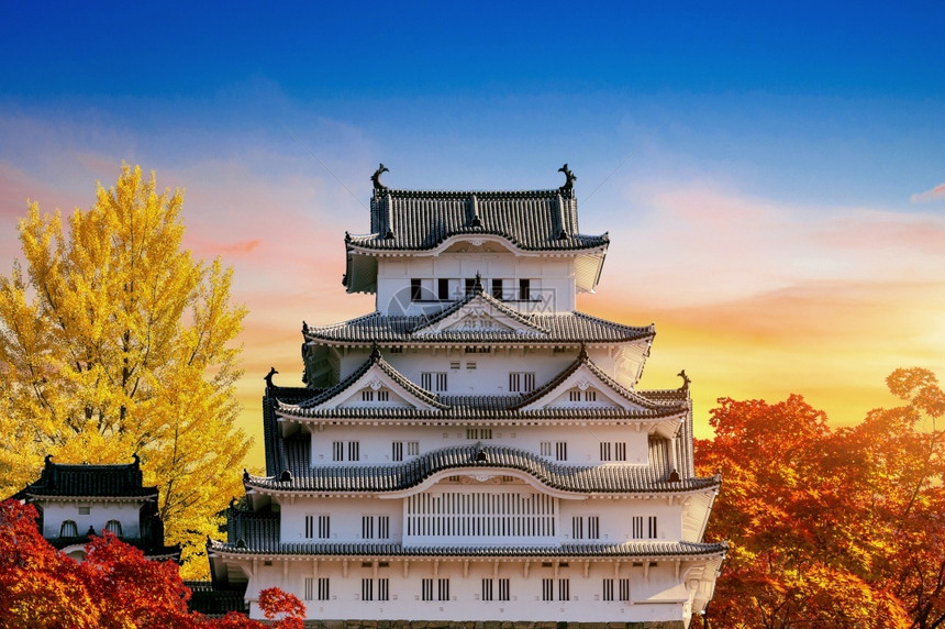 季节日本仁济秋季和城堡文化教科组织图片