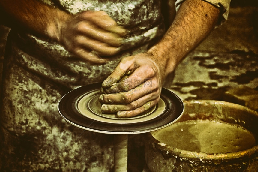 传统的手工艺术泥土概念古老化手工业模子图片