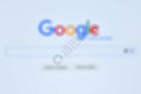 说明性的网站铬合金公司最大的互联网搜索引擎Blurred背景使用Google字设计图片