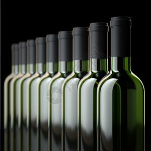饮料生产软木WineCellar或酒库仓中的红瓶图片