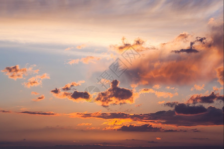 自然日出天空背景纹理Sky背景纹理温暖的图片