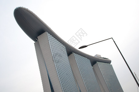 塔东南滨海湾金沙赌场和新加坡海湾大道的豪华度假胜地河边图片