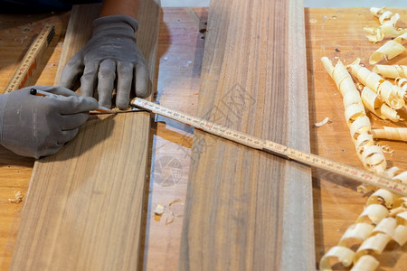 单元规模木匠用工标尺测量柴的料器便利图片素材