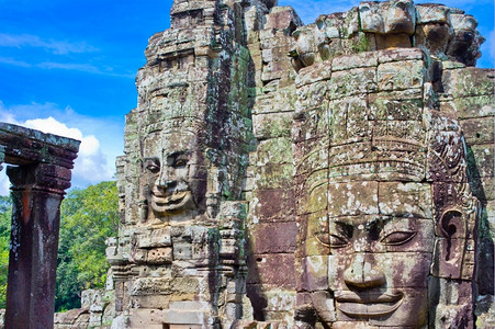 岩石文明旅游吴哥Wat拜顿寺柬埔寨东南亚图片