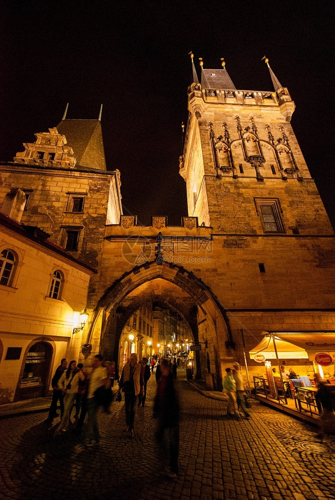 历史美丽的老城区布拉格风景捷克城市景观欧洲图片