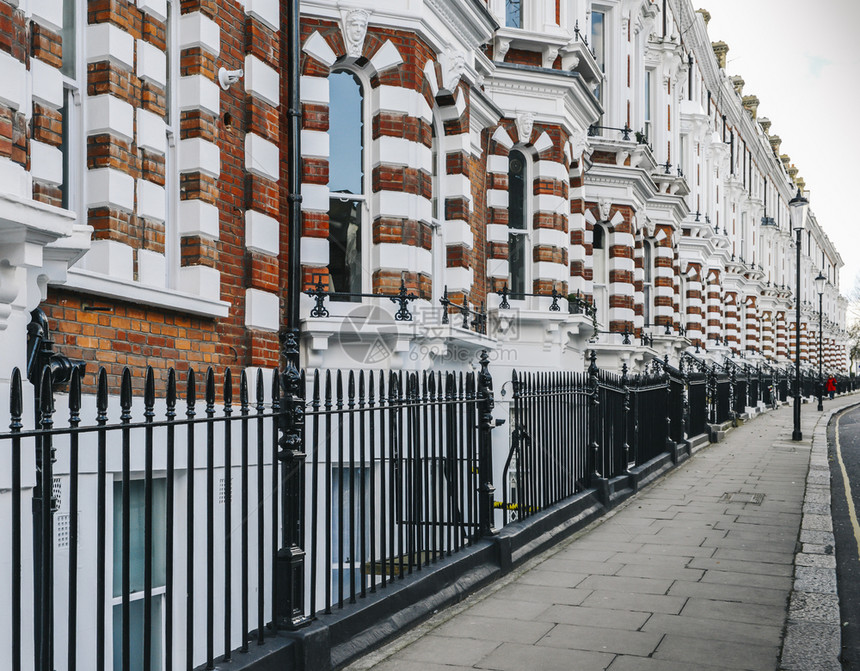 水平的成立罗滕贝格昂贵的爱德华时代公寓楼通常位于英国西伦敦肯辛顿的昂贵爱德华时代公寓楼通常位于英国格兰西伦敦的肯辛顿图片