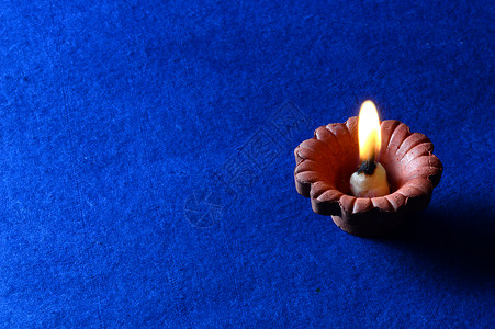 戴瓦利庆典期间点燃的Claydiya灯声欢迎卡片设计印度光节叫做Diwali装饰印度教喜庆迪亚高清图片素材
