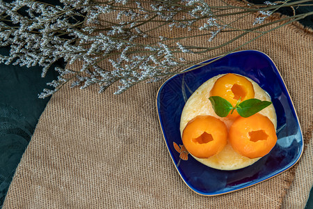 美食传统法国甜点马约姆吉契德Mayomgchidtart的美丽背景布局甜的健康烘烤的高清图片素材