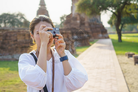 笏泰国古老城镇世界遗产市Ayutthaya王国PhraNakhonSiAyutthaya泰国阿尤塔亚群岛夏天相片年轻的高清图片素材