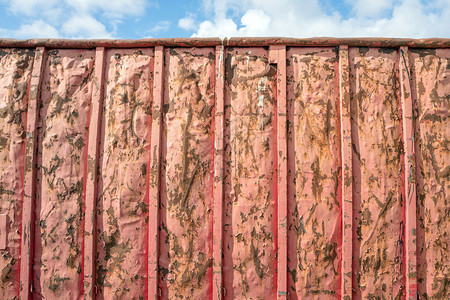控制板荷兰海牙一个钢铁集装箱的废点荷兰海牙生锈老的图片