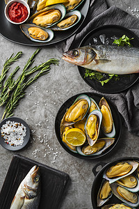 新鲜的吃高清晰度相片公寓美食海鲜成分3优质照片高量的海鲜面料3生图片