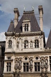 德维尔饭店或巴黎市政厅法国自治美丽的图片