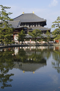 独特伟大的巨日本奈拉Todaiji佛教寺庙堂日经大佛图片