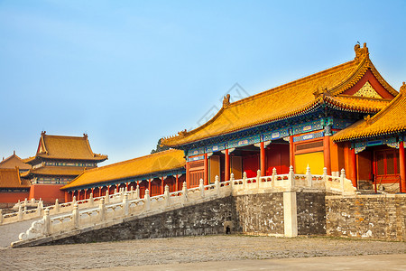 大厅帝国旅行在北华京紫禁城的北京高清图片