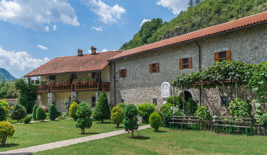 黑山科拉辛071628年7月6日东正教修道院莫拉卡黑山摩拉卡修道院游客参观最受欢迎的地点之一建造村庄历史图片