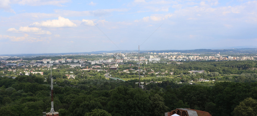 户外屋顶波兰克拉科夫对的空中观察被授予若干最高国际排名例如英国在2014年最高级城市破目的地调查中排名第1位204年月8日天际线图片