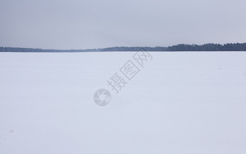 雪地的公园风景图片