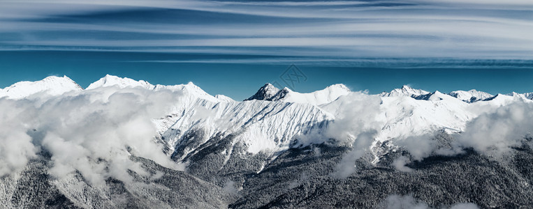 冬季雪景风光雪地高清图片素材